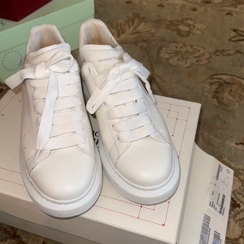 Alexander McQueen holographic sneakers